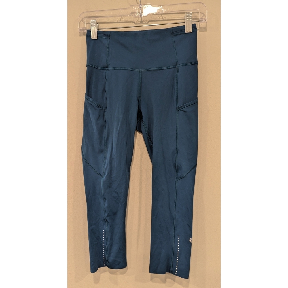 Lululemon Align High Rise Teal Leggings Size 4